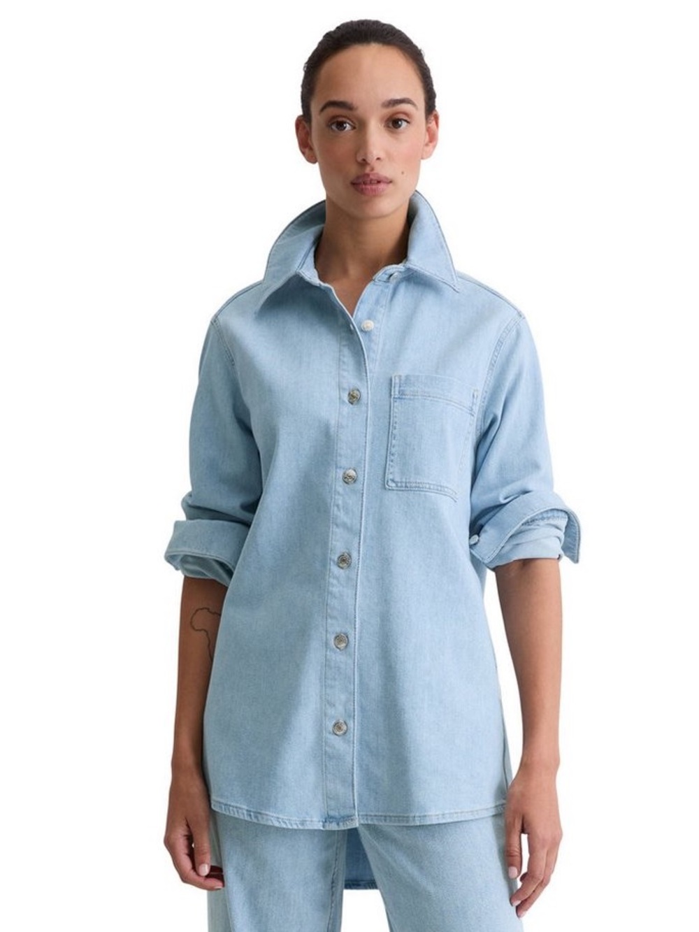 NWT Marc O’Polo Light Blue Denim Shirt / Shacket - L